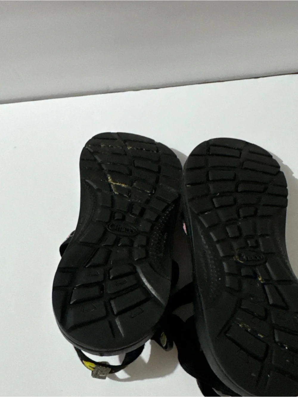 Chaco Kids Black Sandals with Colorful Retro Game Characters size 3